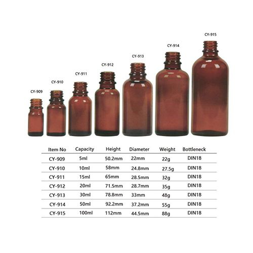 Small Glass Bottles for Essential Oils Wholesale
