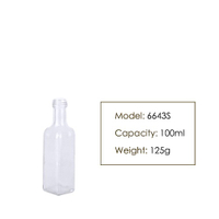 100ml Clear Olive Oil Glass Bottle 6643SF