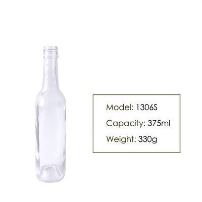 Factory 375ml Flint Bordeaux Wine Bottle 1306SF